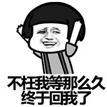 不枉我等那么久 终于回我了